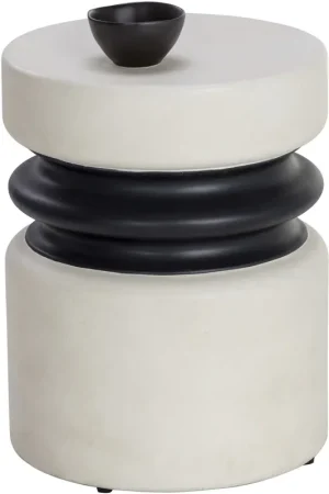 Price Drop Sumie 19.25 X 15 inch White Outdoor End Table